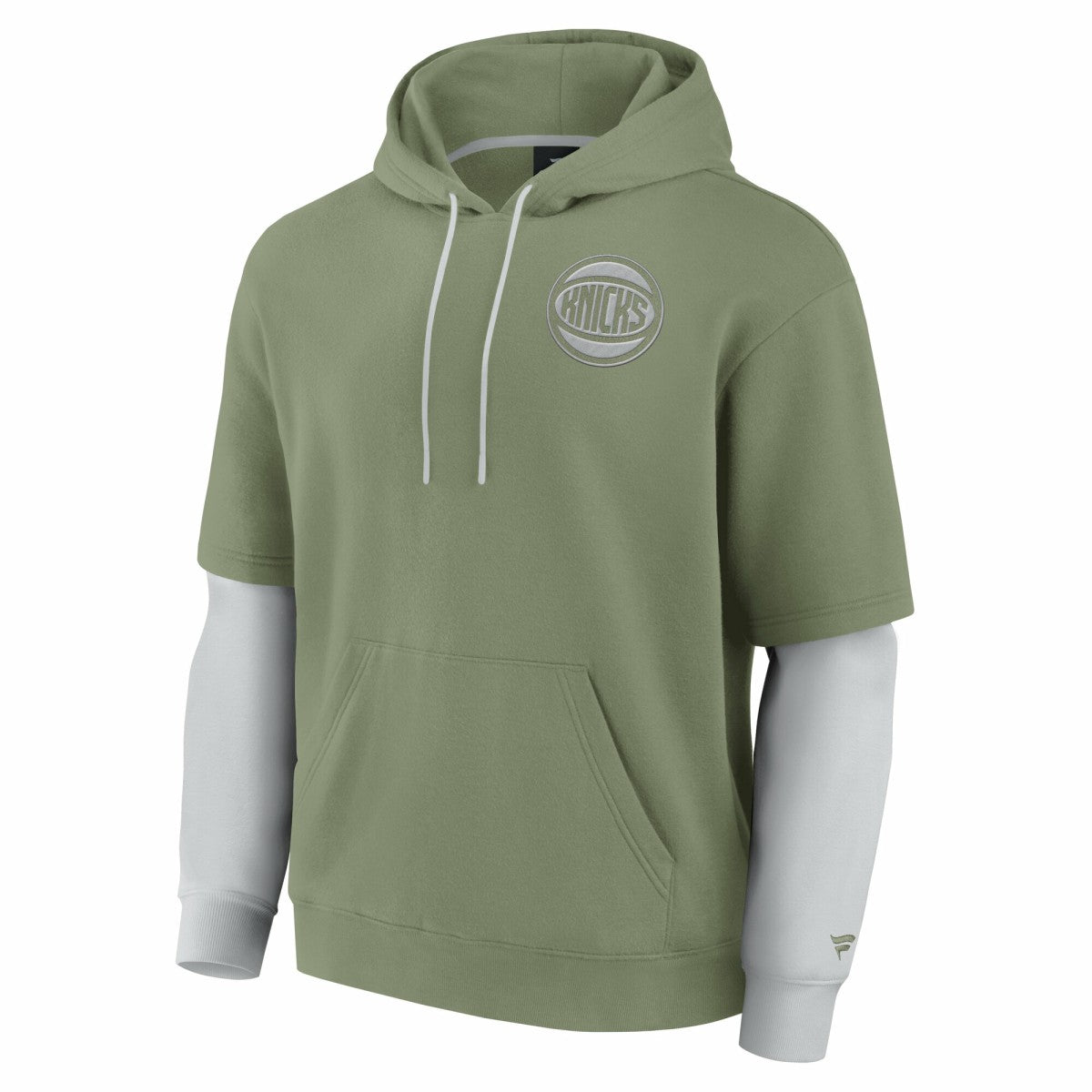 Fanatics New York Knicks Elements Sleek Pullover Hoodie Olive