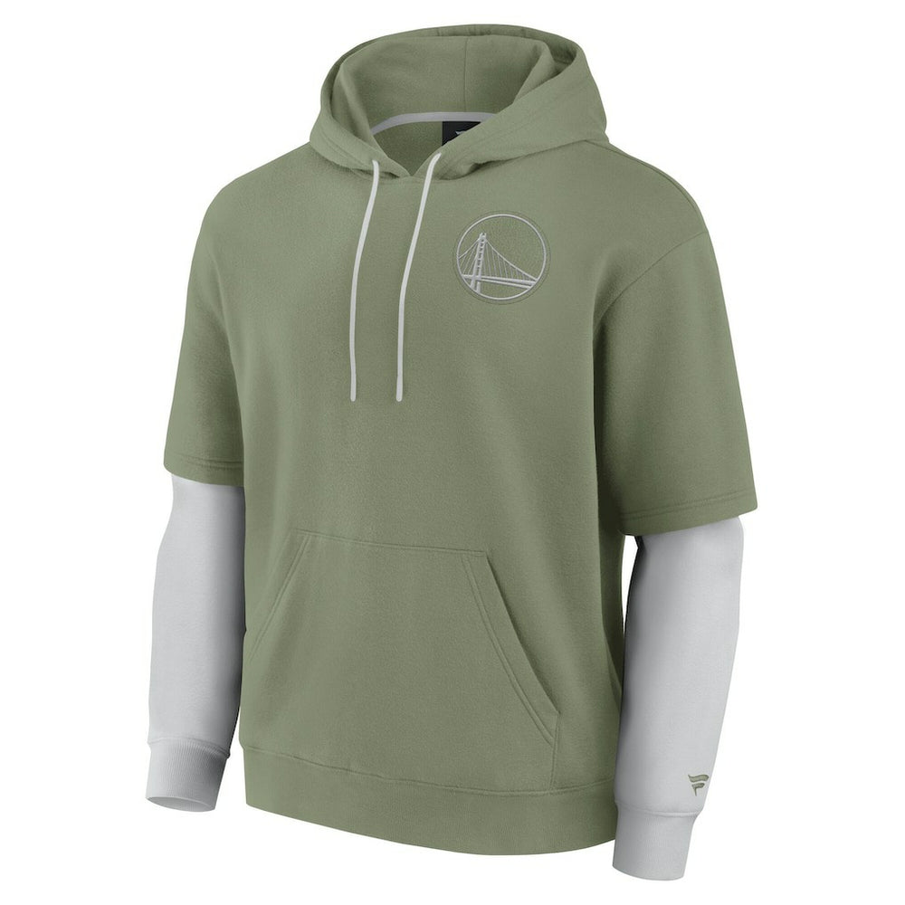 Fanatics Golden State Warriors Elements Sleek Pullover Hoodie Olive