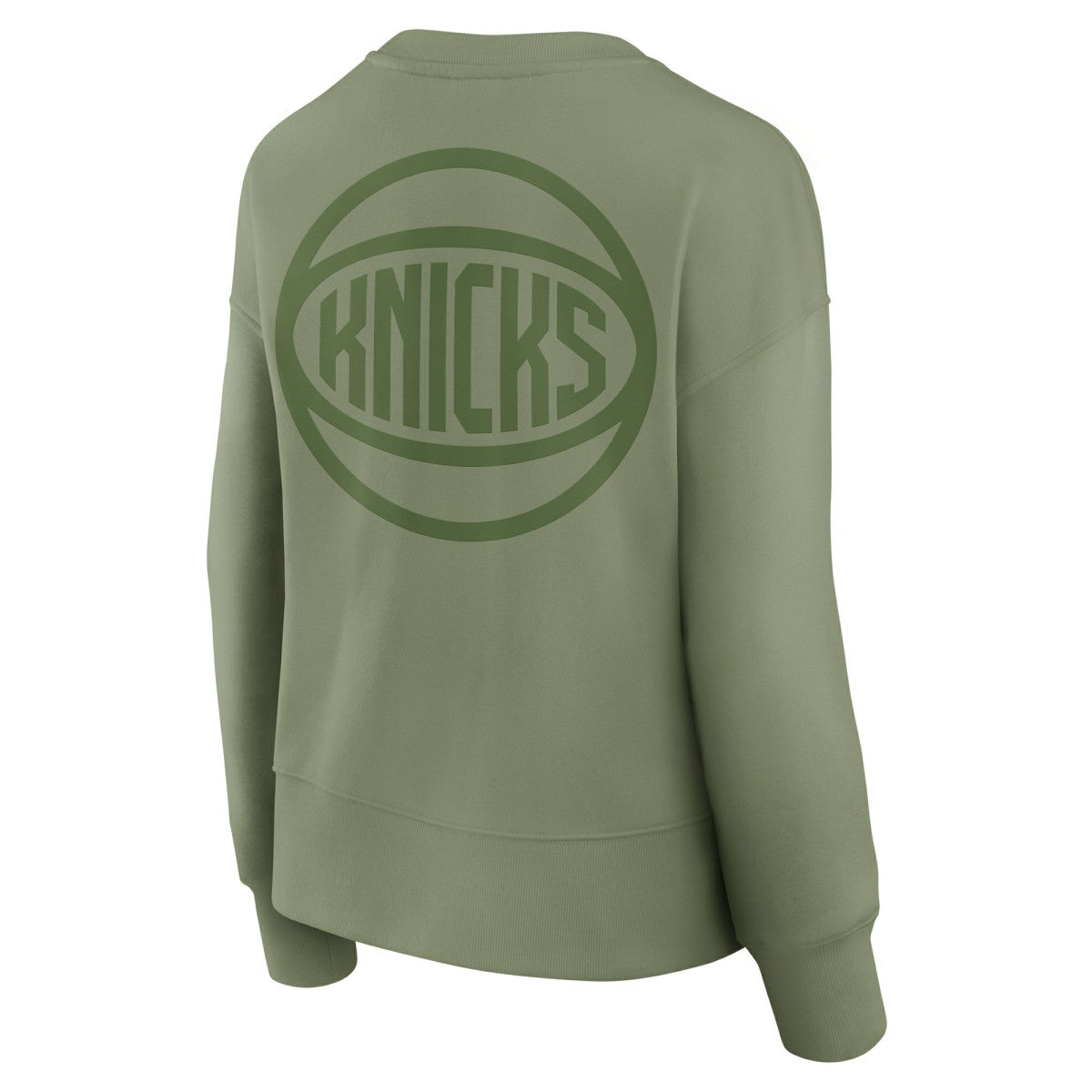 Fanatics New York Knicks Women's Elements Flow Pullover Sweatshirt Olive