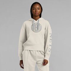 Fanatics Brooklyn Nets Women's Elements Next Pullover Hoodie Cream