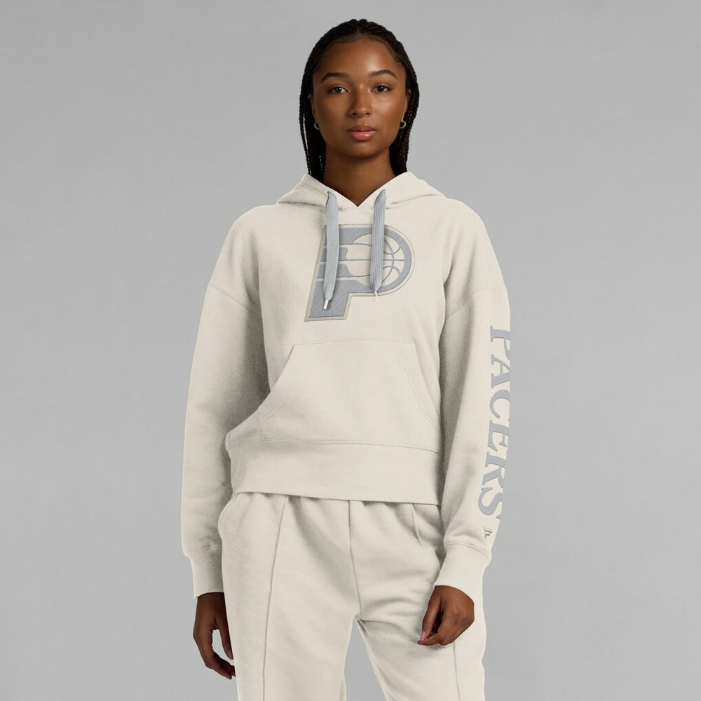 Fanatics Indiana Pacers Women's Elements Next Pullover Hoodie Cream