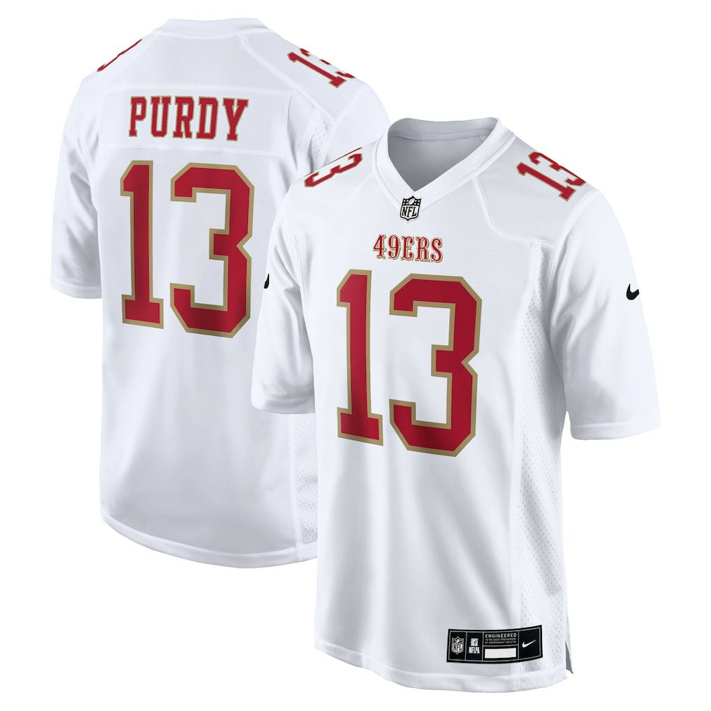 Brock Purdy San Francisco 49ers Fashion Game Jersey - Tundra White - Nike