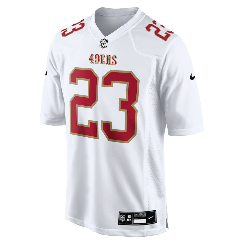 Christian McCaffrey San Francisco 49ers Fashion Game Jersey - White - Nike