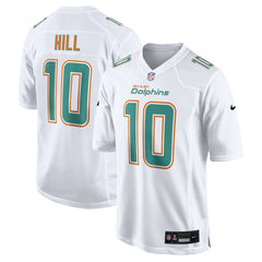 Tyreek Hill Miami Dolphins Fashion Game Jersey - White - Nike