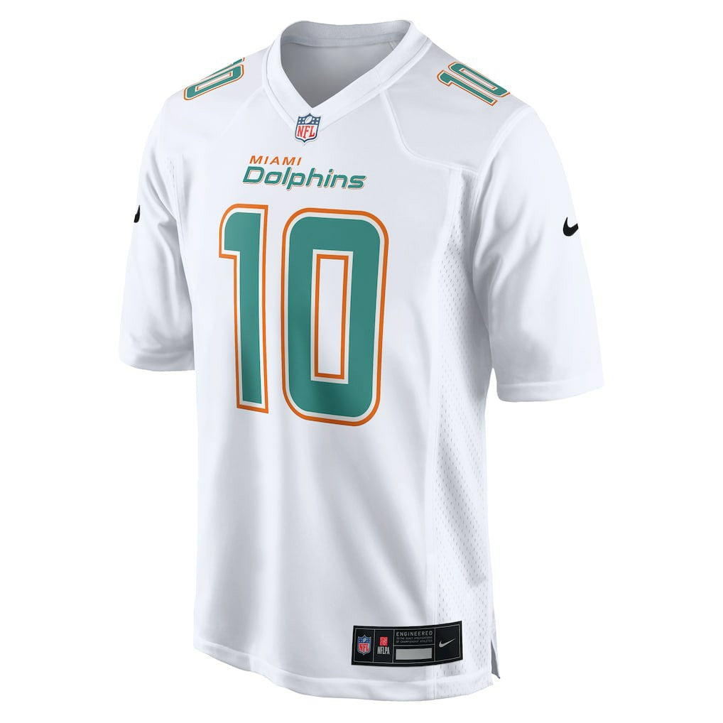 Tyreek Hill Miami Dolphins Fashion Game Jersey - White - Nike