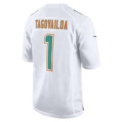 Tua Tagovailoa Miami Dolphins Fashion Game Jersey - White - Nike