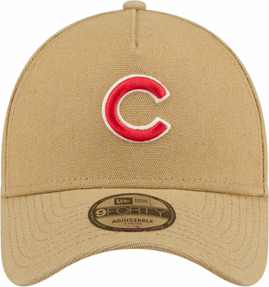 Chicago Cubs New Era Logo Essentials 9FORTY A-Frame Adjustable Hat Sale