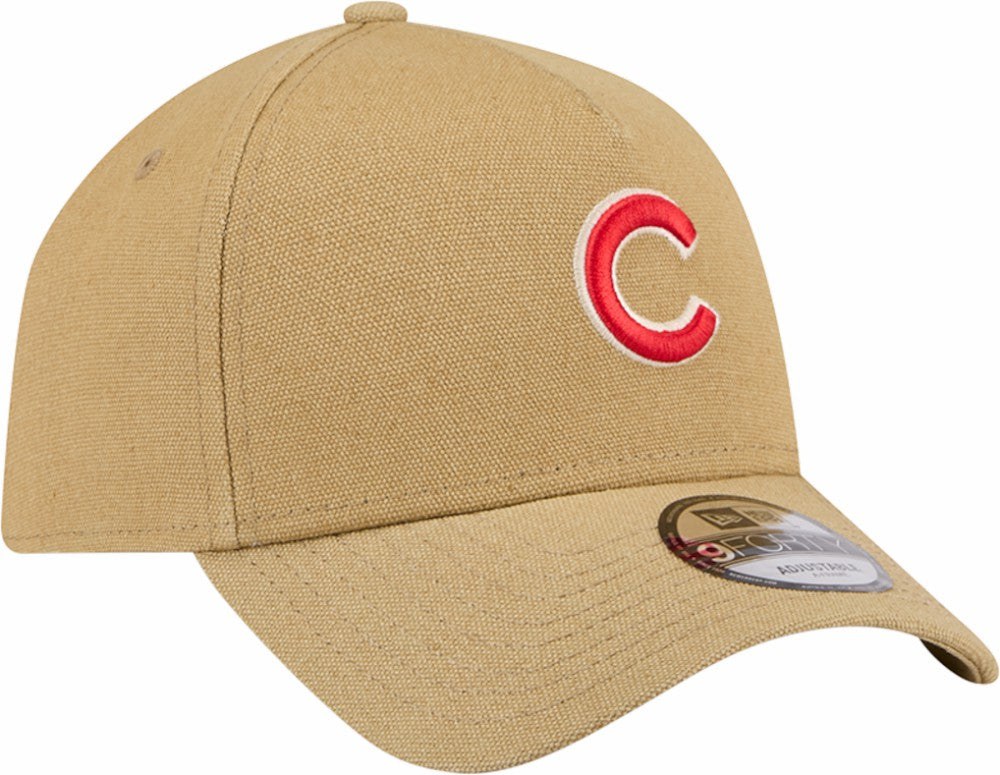 Chicago Cubs New Era Logo Essentials 9FORTY A-Frame Adjustable Hat Sale