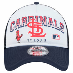 St. Louis Cardinals New Era Retro Wordmark 9FORTY A-Frame Trucker Adjustable Hat Online