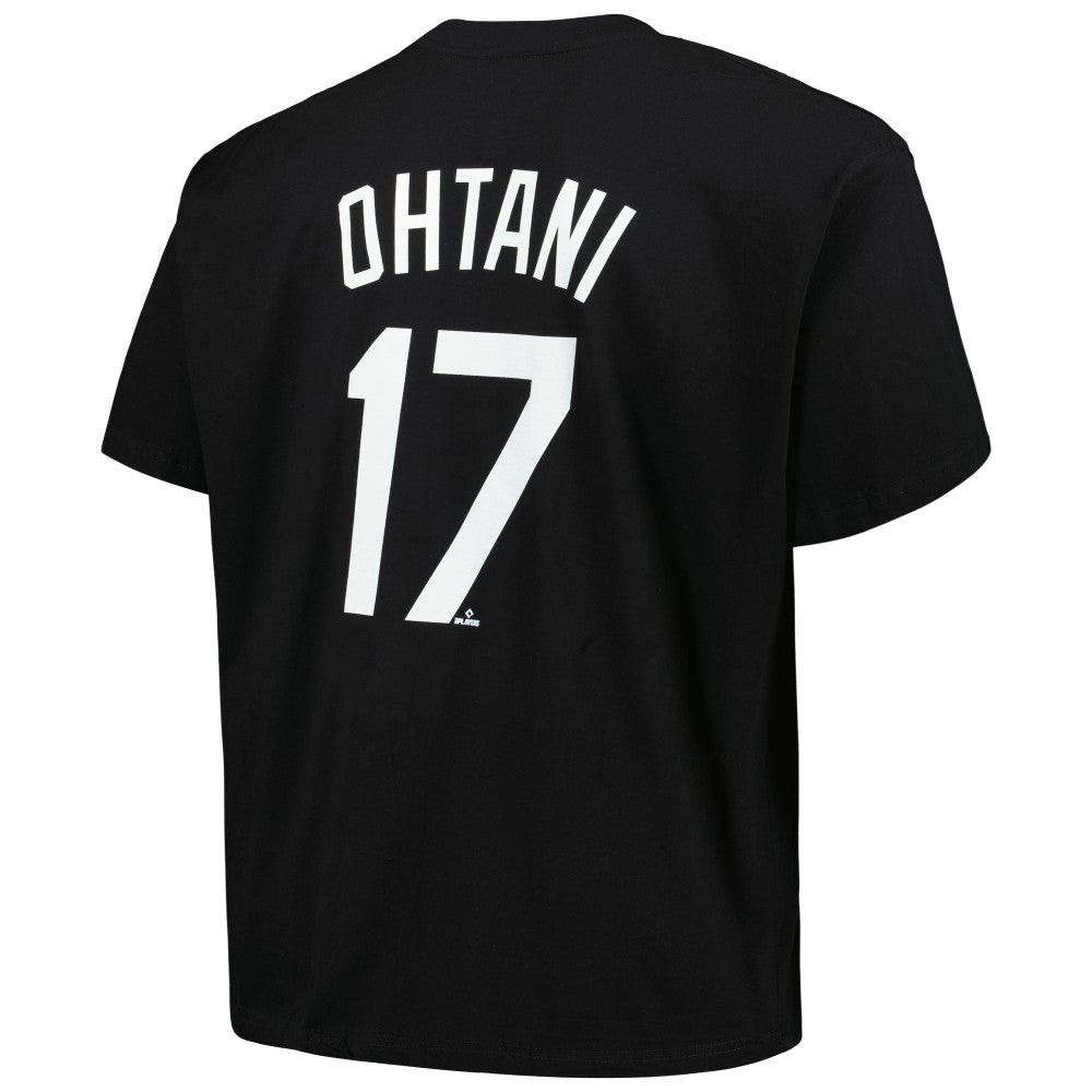 Shohei Ohtani Los Angeles Dodgers Profile Big & Tall Name & Number T-Shirt Sale