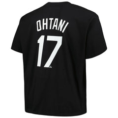 Shohei Ohtani Los Angeles Dodgers Profile Big & Tall Name & Number T-Shirt Sale
