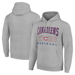 Montreal Canadiens Starter Retro Graphic Pullover Hoodie - Heather Gray | NHL near me