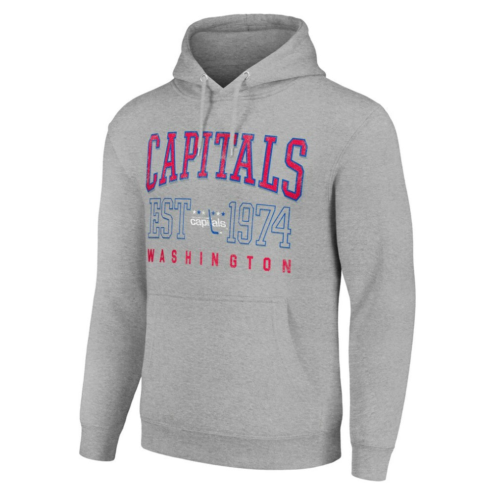 Washington Capitals Starter Retro Graphic Pullover Hoodie - Heather Gray | NHL discount