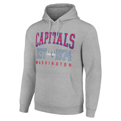 Washington Capitals Starter Retro Graphic Pullover Hoodie - Heather Gray | NHL discount