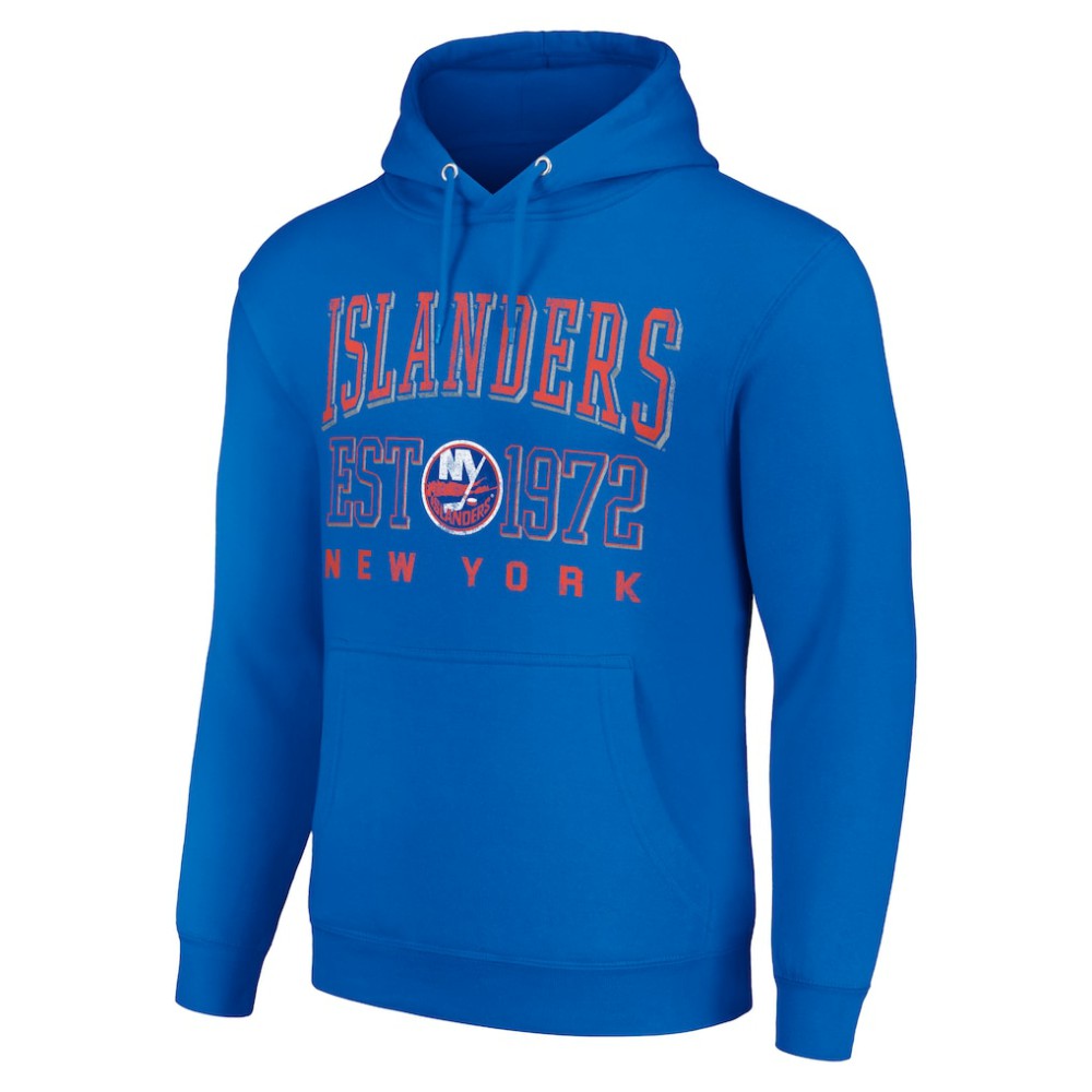 New York Islanders Starter Retro Graphic Pullover Hoodie - Royal | NHL on sale