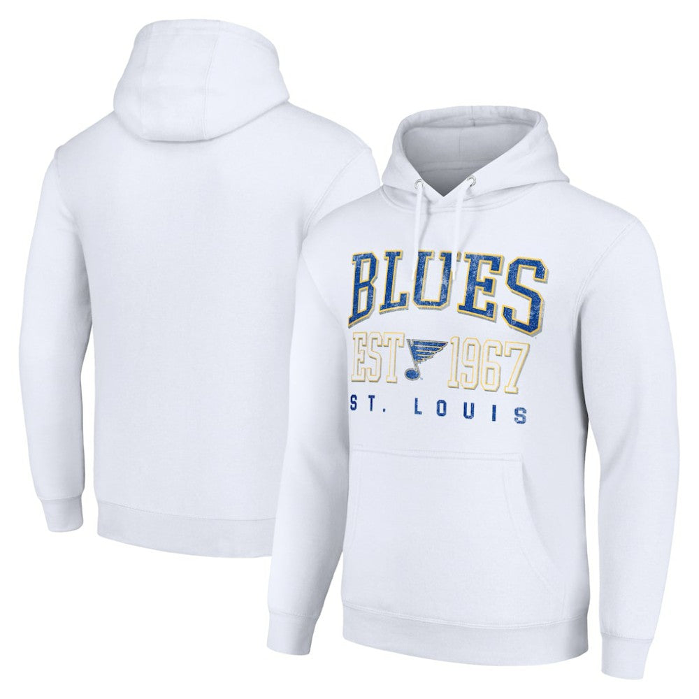 St. Louis Blues Starter Retro Graphic Pullover Hoodie - White | NHL on sale