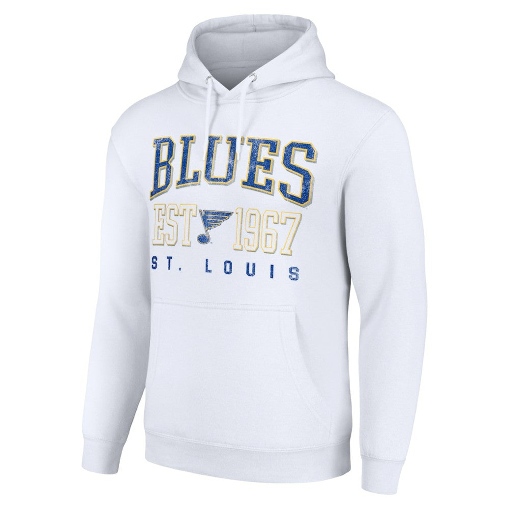 St. Louis Blues Starter Retro Graphic Pullover Hoodie - White | NHL on sale