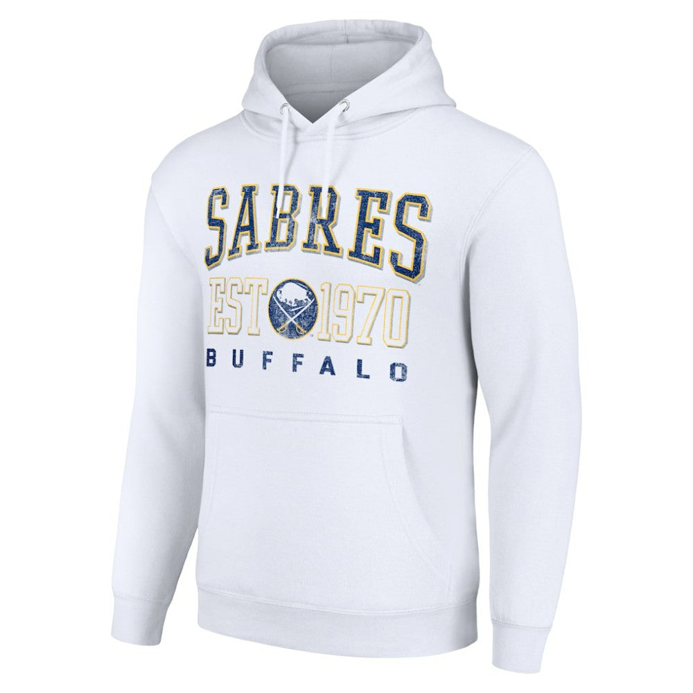 Buffalo Sabres Starter Retro Graphic Pullover Hoodie - White | NHL near me