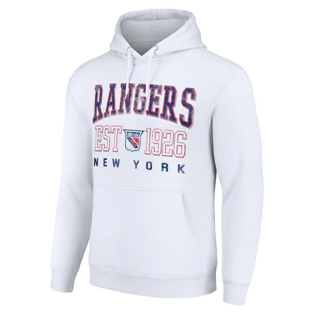 New York Rangers Starter Retro Graphic Pullover Hoodie - White | NHL sale
