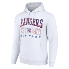 New York Rangers Starter Retro Graphic Pullover Hoodie - White | NHL sale