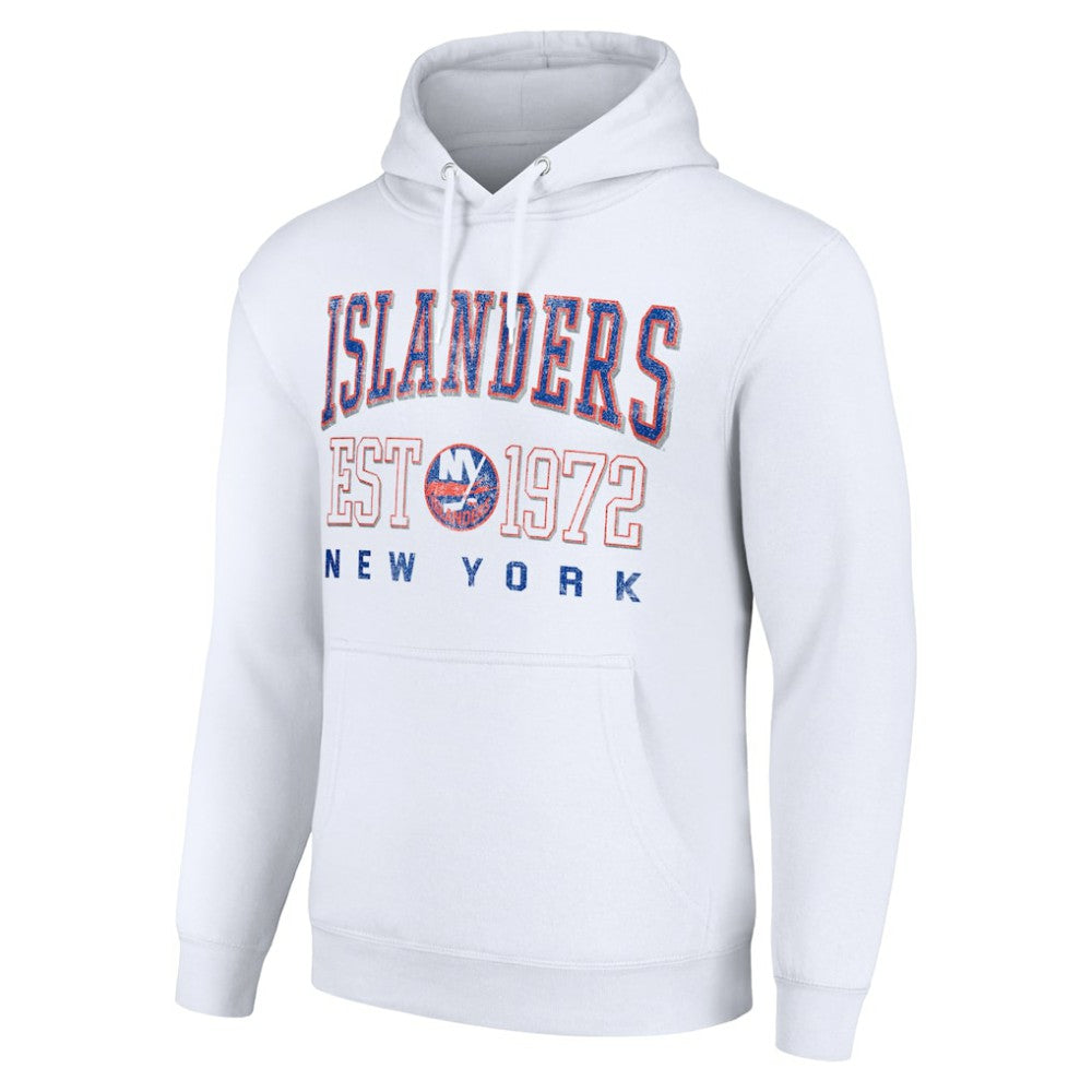 New York Islanders Starter Retro Graphic Pullover Hoodie - White | NHL online