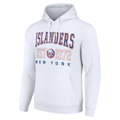New York Islanders Starter Retro Graphic Pullover Hoodie - White | NHL online