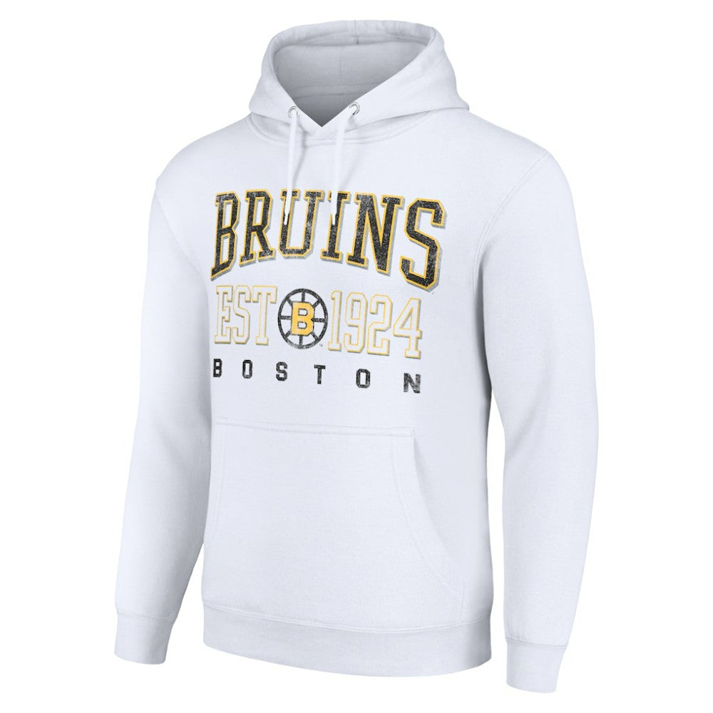 Boston Bruins Starter Retro Graphic Pullover Hoodie - White | NHL on sale