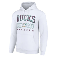Anaheim Ducks Starter Retro Graphic Pullover Hoodie - White | NHL on sale