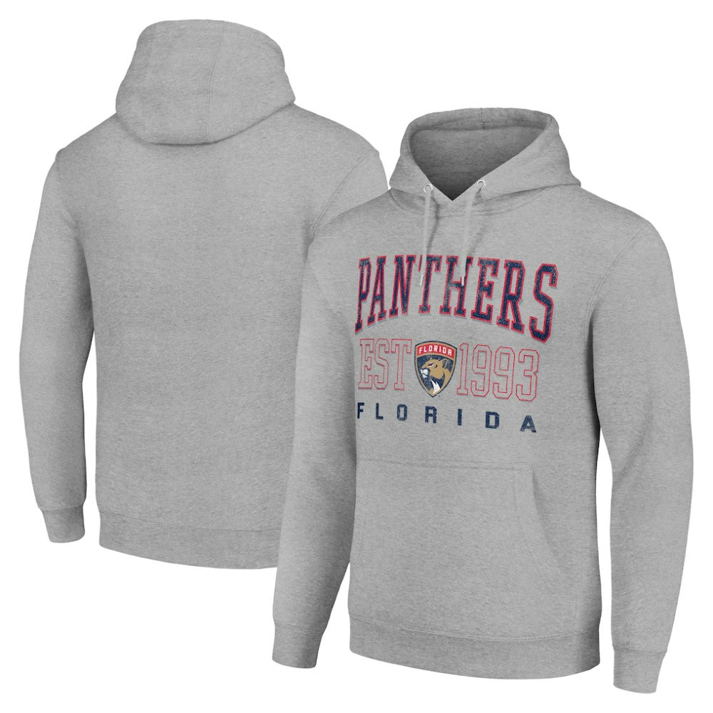 Florida Panthers Starter Graphic Pullover Hoodie - Heather Gray | NHL on sale