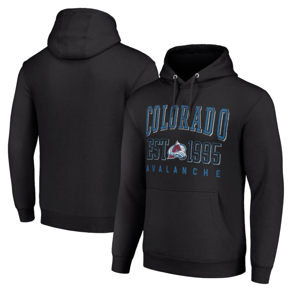 Colorado Avalanche Starter Graphic Pullover Hoodie - Black | NHL online