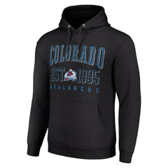 Colorado Avalanche Starter Graphic Pullover Hoodie - Black | NHL online
