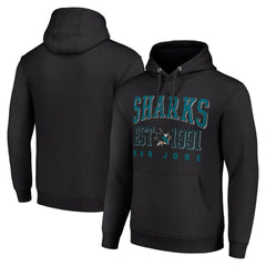 San Jose Sharks Starter Graphic Pullover Hoodie - Black | NHL sale
