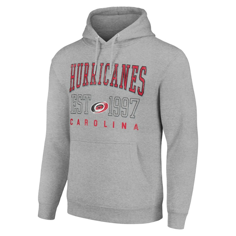 Carolina Hurricanes Starter Graphic Pullover Hoodie - Heather Gray | NHL sale