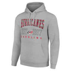 Carolina Hurricanes Starter Graphic Pullover Hoodie - Heather Gray | NHL sale