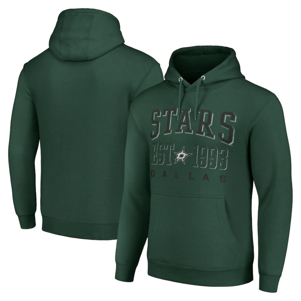 Dallas Stars Starter Graphic Pullover Hoodie - Green | NHL Clearance