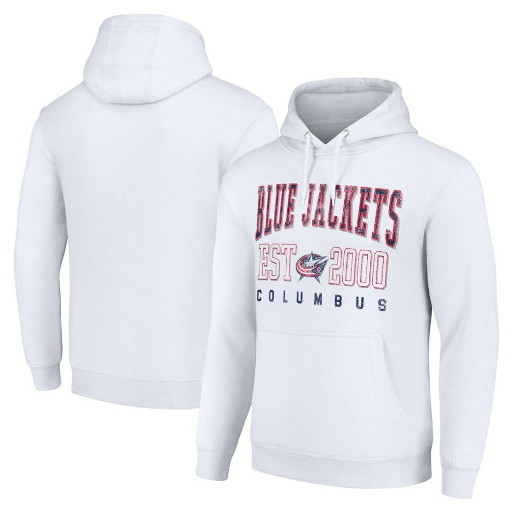 Columbus Blue Jackets Starter Graphic Pullover Hoodie - White | NHL near me