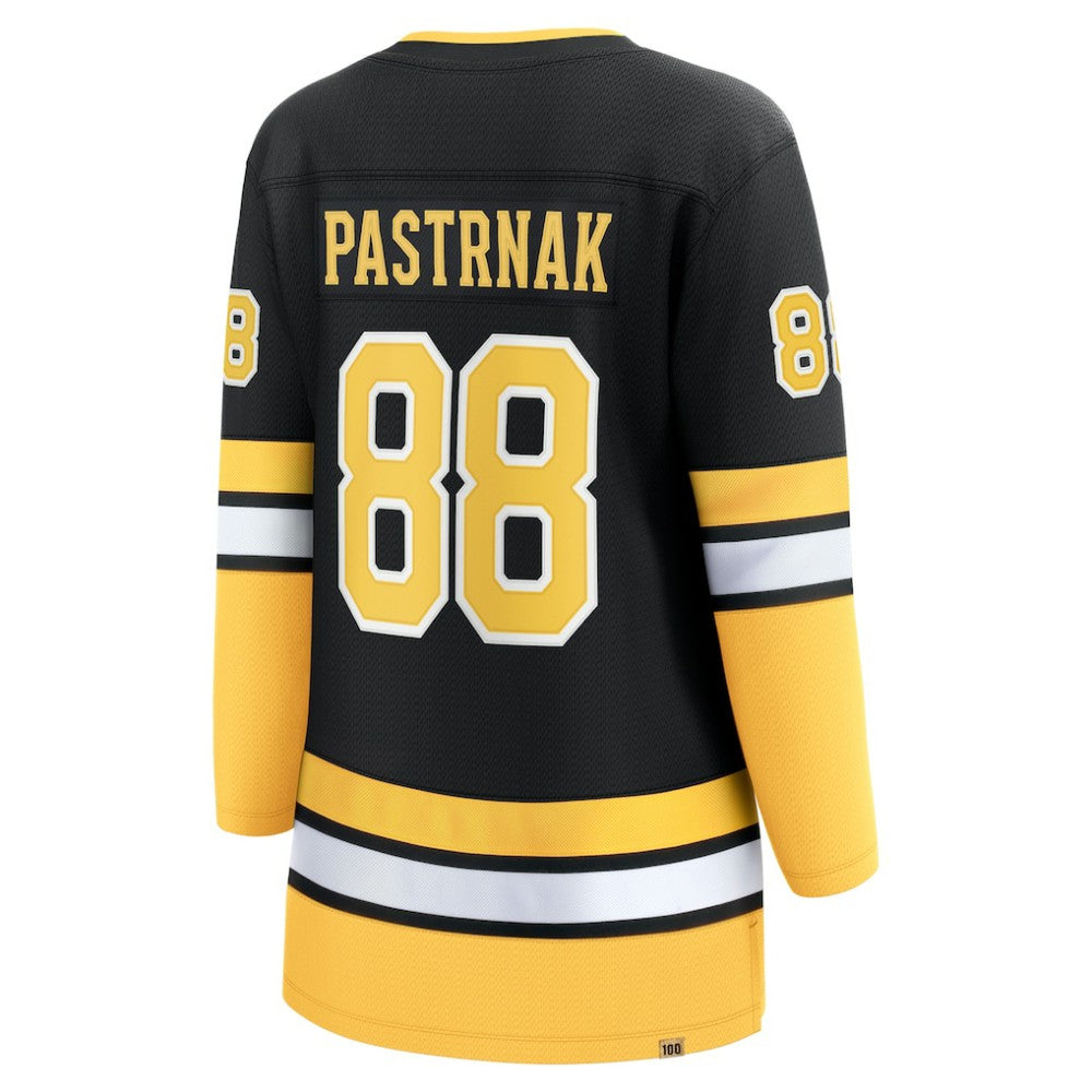 David Pastrnak Boston Bruins Fanatics Women's 100th Anniversary Breakaway Jersey - Black | Fanatics Lifestyle