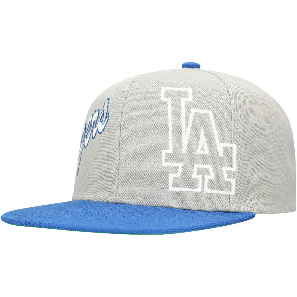 Los Angeles Dodgers Mitchell & Ness Knock Out Panel Snapback Hat Online