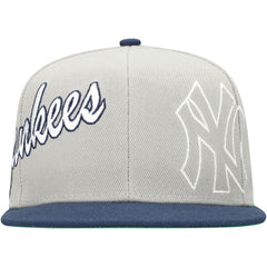 New York Yankees Mitchell & Ness Knock Out Panel Snapback Hat for sale