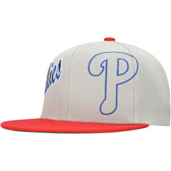 Philadelphia Phillies Mitchell & Ness Knock Out Panel Snapback Hat for sale
