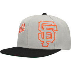 San Francisco Giants Mitchell & Ness Knock Out Panel Snapback Hat Discount