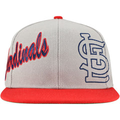 St. Louis Cardinals Mitchell & Ness Knock Out Panel Snapback Hat Online