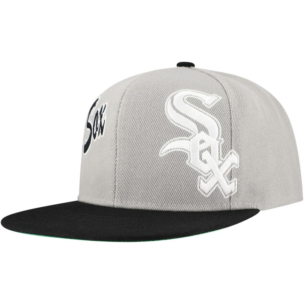 Chicago White Sox Mitchell & Ness Knock Out Panel Snapback Hat Discount