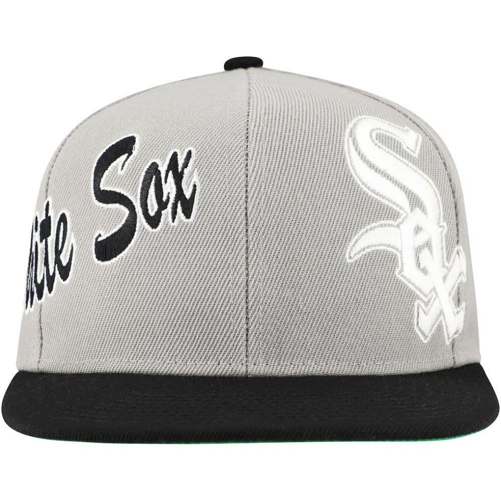 Chicago White Sox Mitchell & Ness Knock Out Panel Snapback Hat Discount