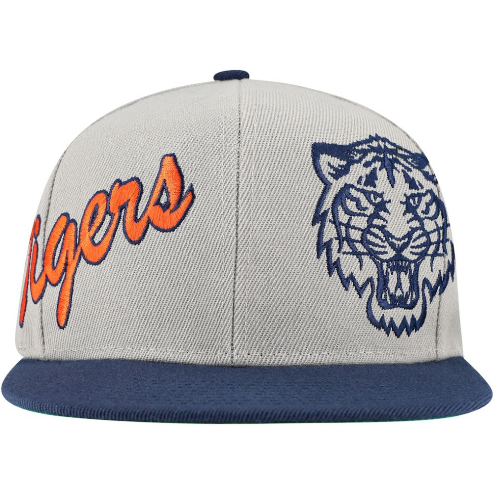 Detroit Tigers Mitchell & Ness Knock Out Panel Snapback Hat Online
