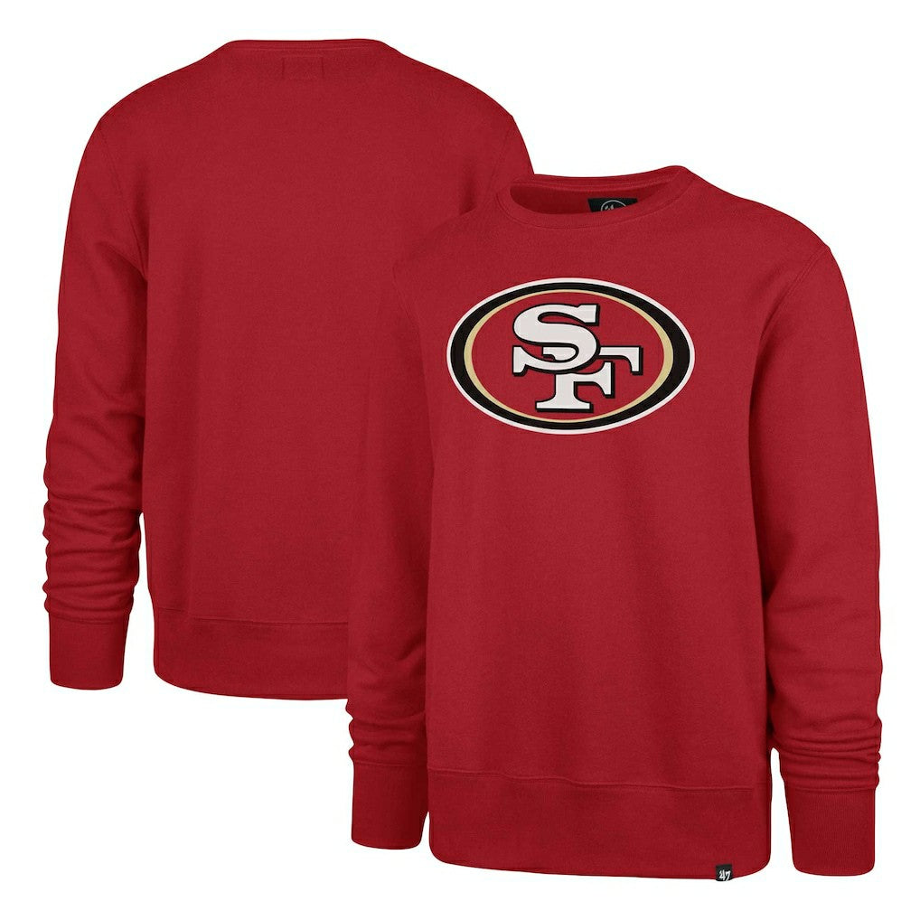 San Francisco 49ers '47 Imprint Headline Pullover Sweatshirt - Scarlet - 47 brand