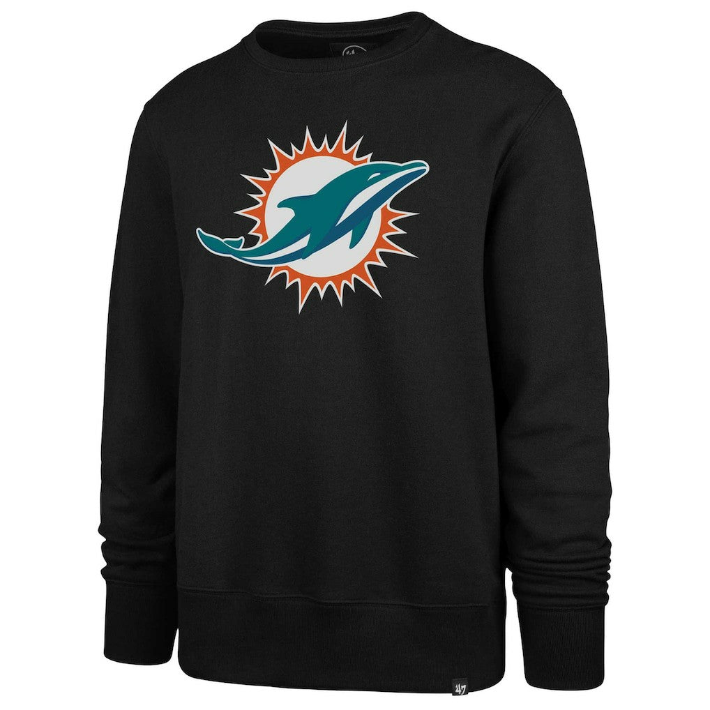 Miami Dolphins '47 Imprint Headline Pullover Sweatshirt - Black - 47 brand