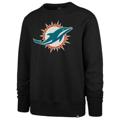 Miami Dolphins '47 Imprint Headline Pullover Sweatshirt - Black - 47 brand