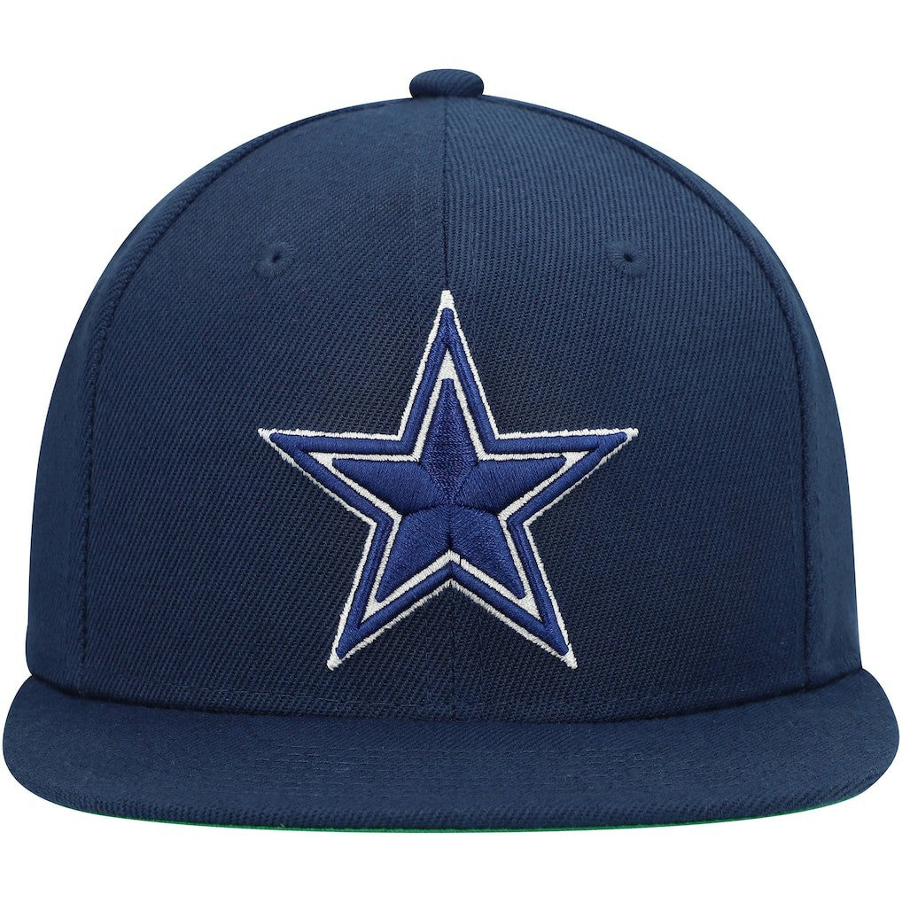 Dallas Cowboys Youth Team Ground Snapback Hat - Navy - Mitchell & Ness