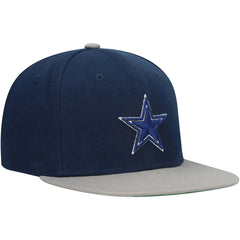 Dallas Cowboys Youth Two-Tone Snapback Hat - Navy/Silver - Mitchell & Ness